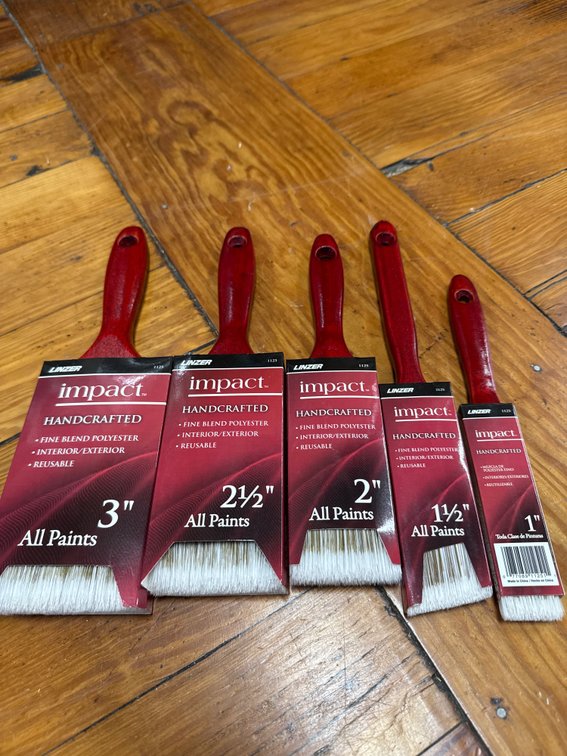5 paintbrush lot