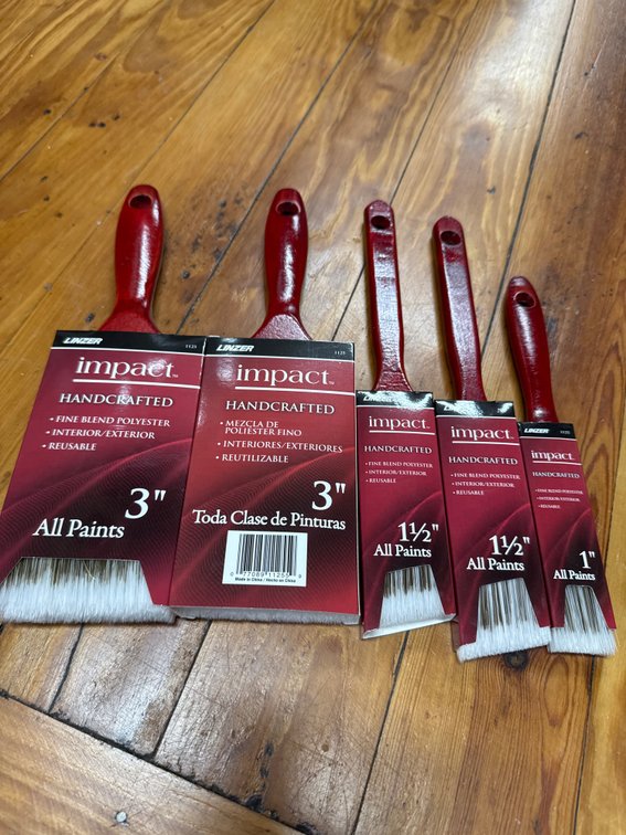 5 paintbrush lot