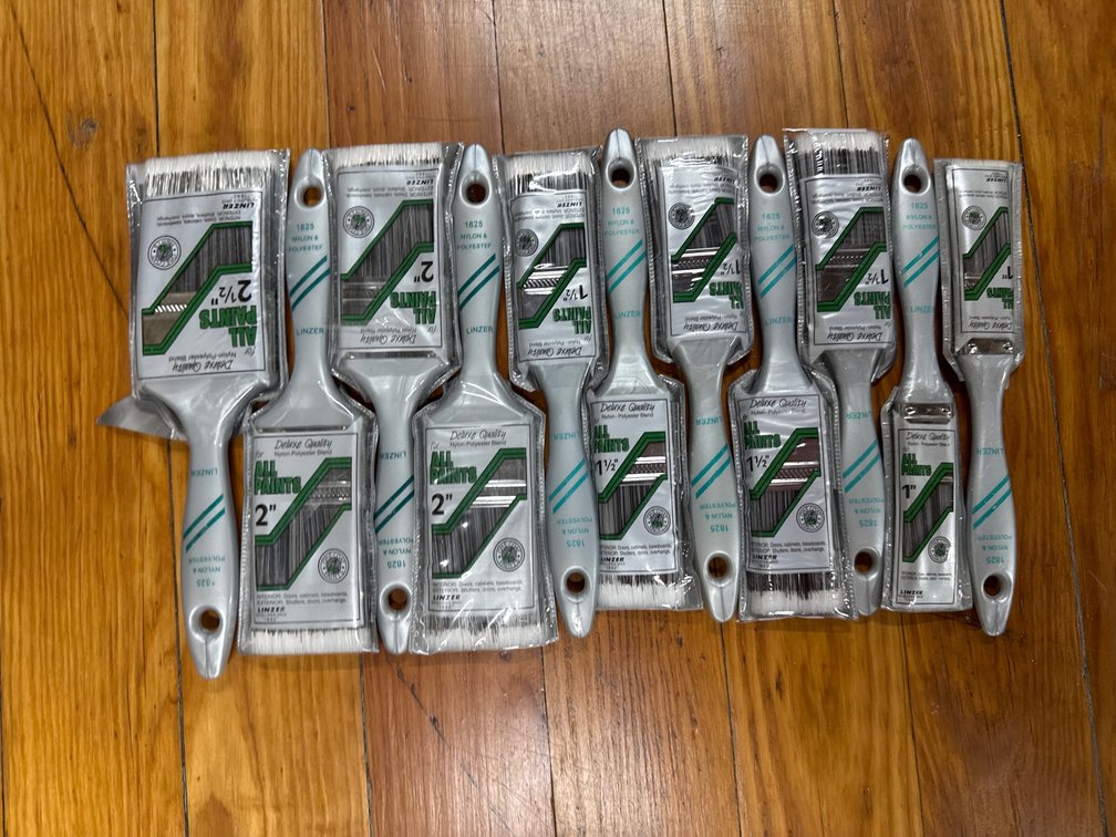 11 paintbrushes