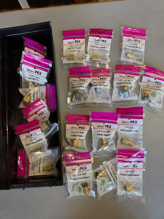 Lot of Adapters and Elbows