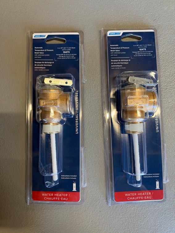 Lot of Water Heater Valves