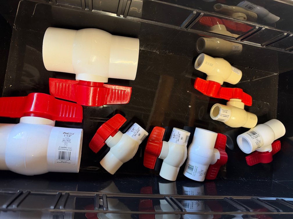 Lot of Ball Valves