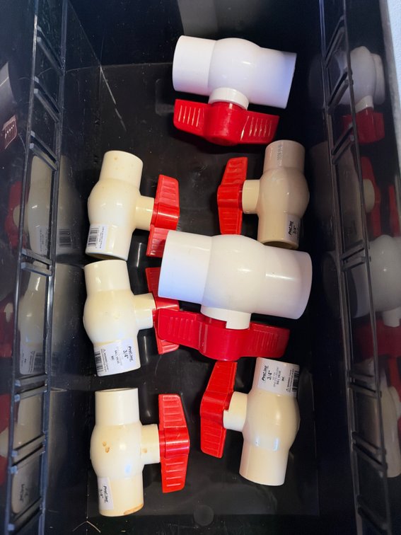 Lot of Ball Valves