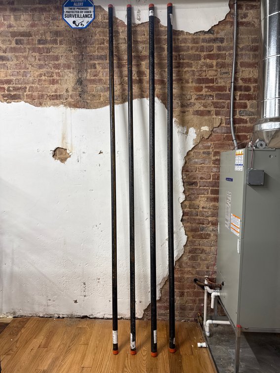 1.5 in and 1.25 in 10ft pipes