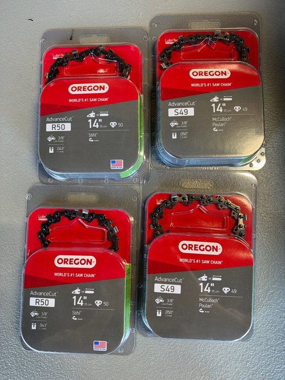 Lot of Oregon Saw Chains