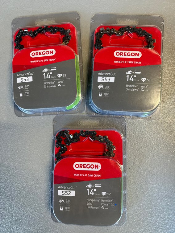 Lot of Oregon Saw Chains