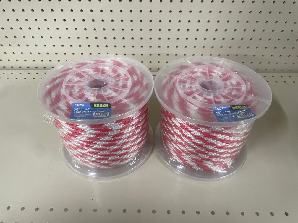 Lot of rope 3/8” x 140’