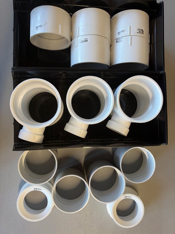 Lot of PVC Connectors