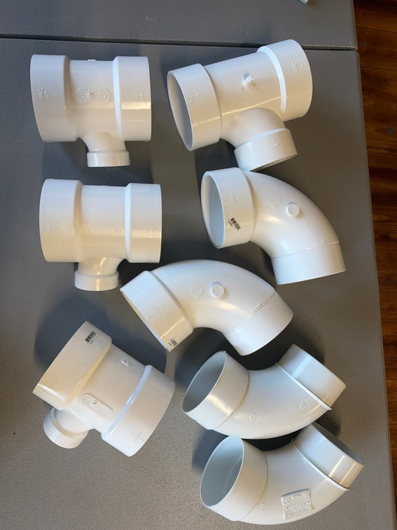 Lot of PVC Connectors
