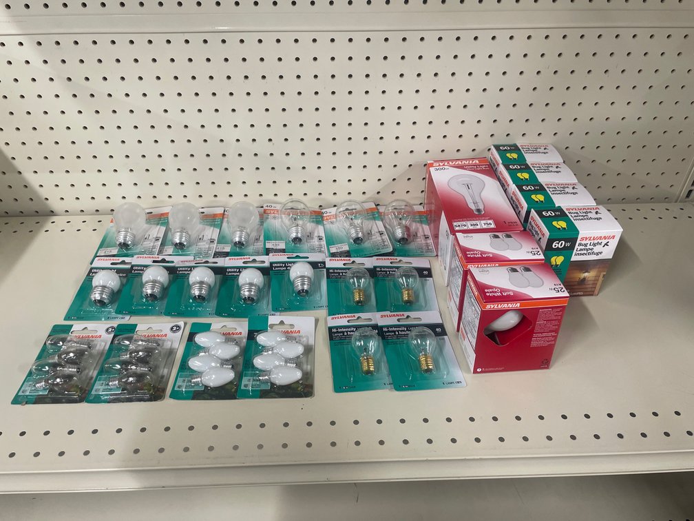 Lot of lightbulbs (misc)