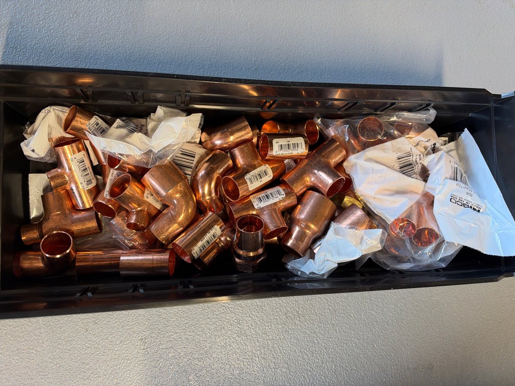 Lot of Copper Fittings