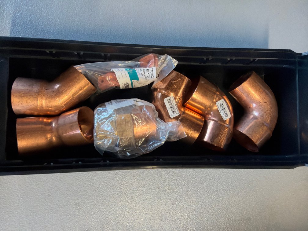 Lot of Copper Fittings