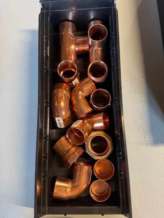 Lot of Copper Fittings