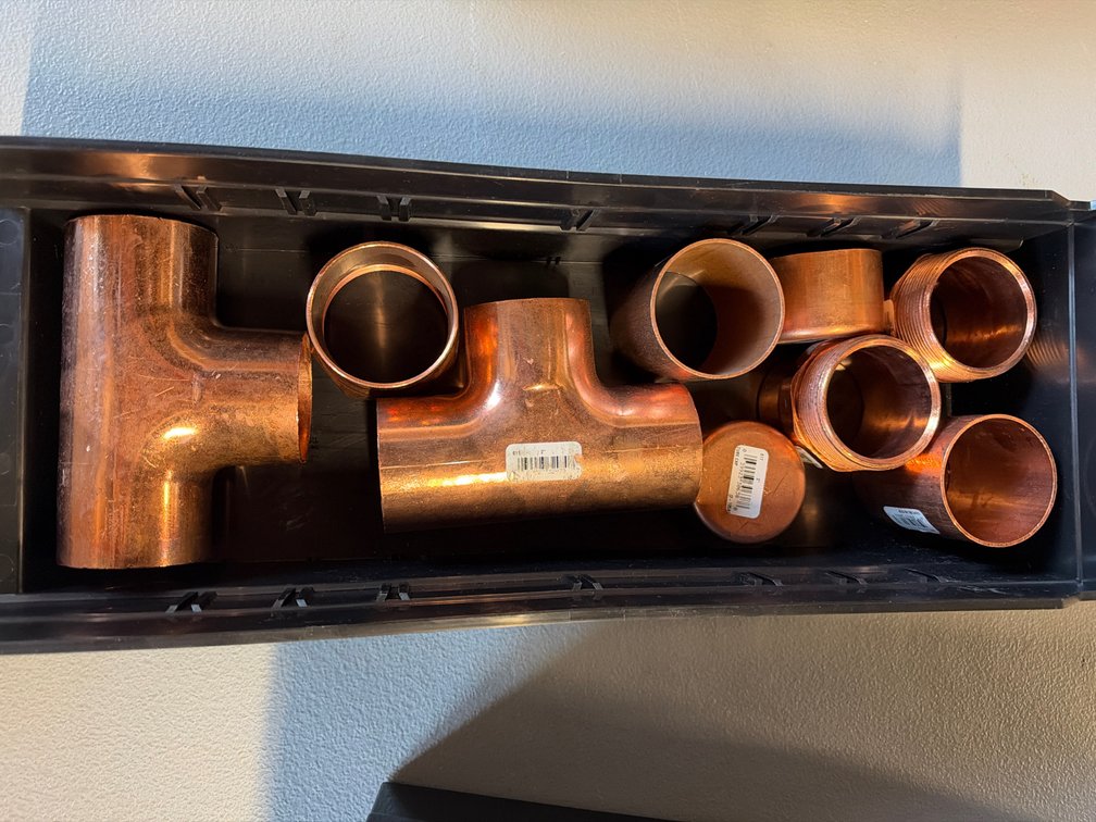 Lot of Copper Fittings