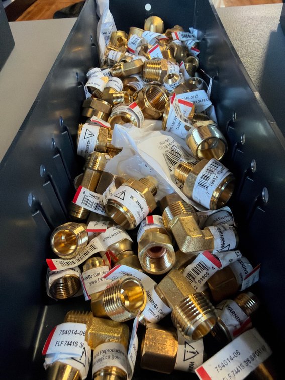 Lot of Brass Fittings