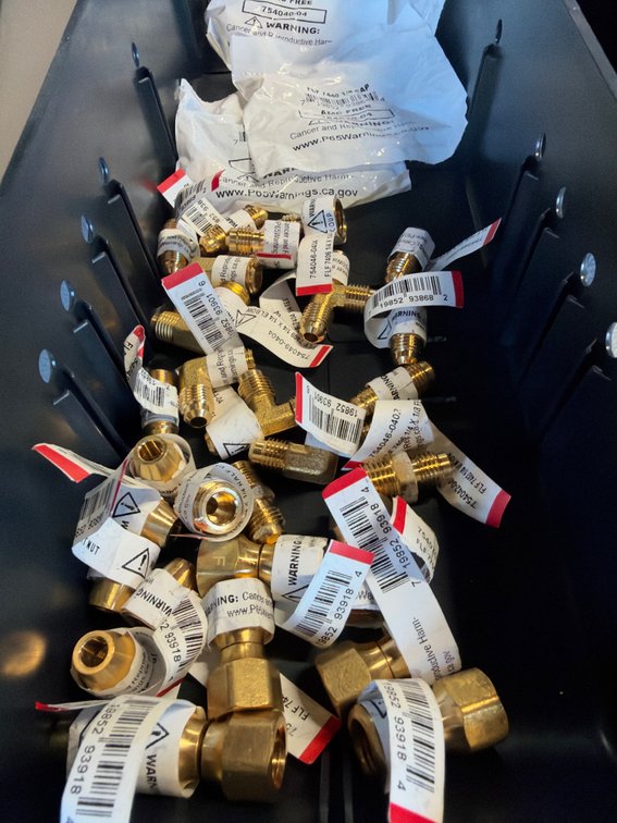 Lot of Brass Fittings