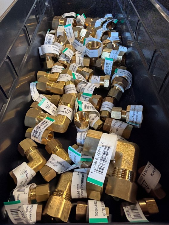 Lot of Brass Fittings