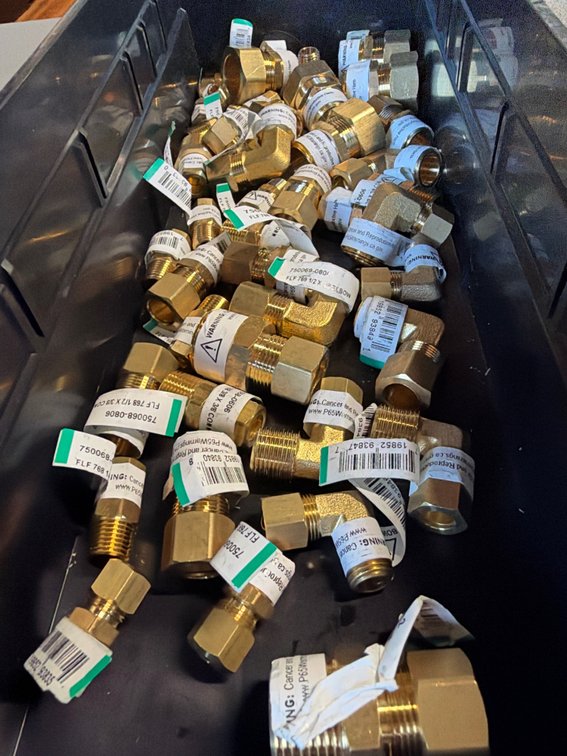 Lot of Brass Fittings