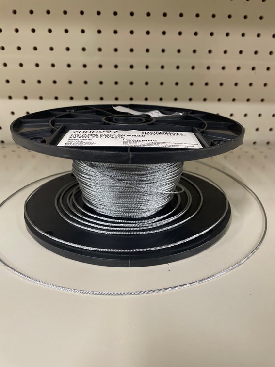 Lot of 1/16 cable galvanized