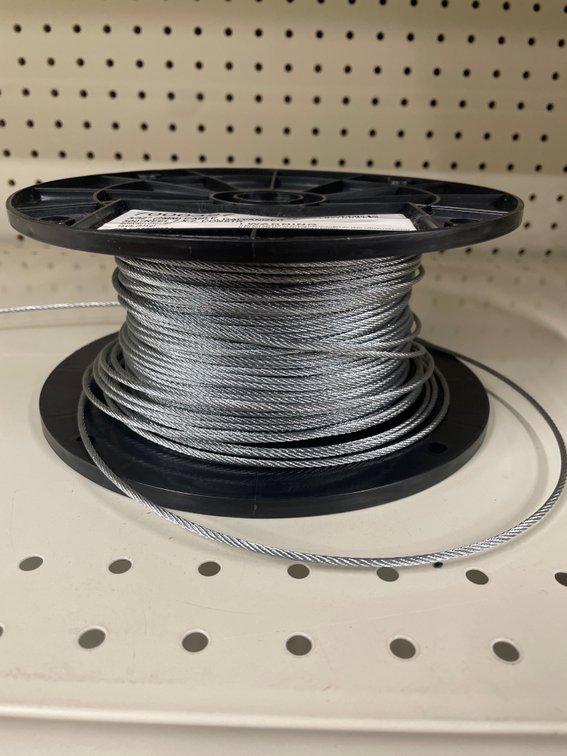 Lot of 3/32 cable galvanized