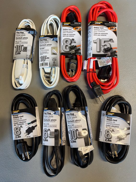 Lot of Power and Extension Cords