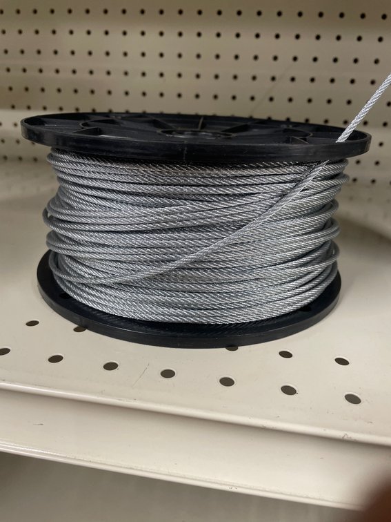 Lot of 1/8 cable galvanized