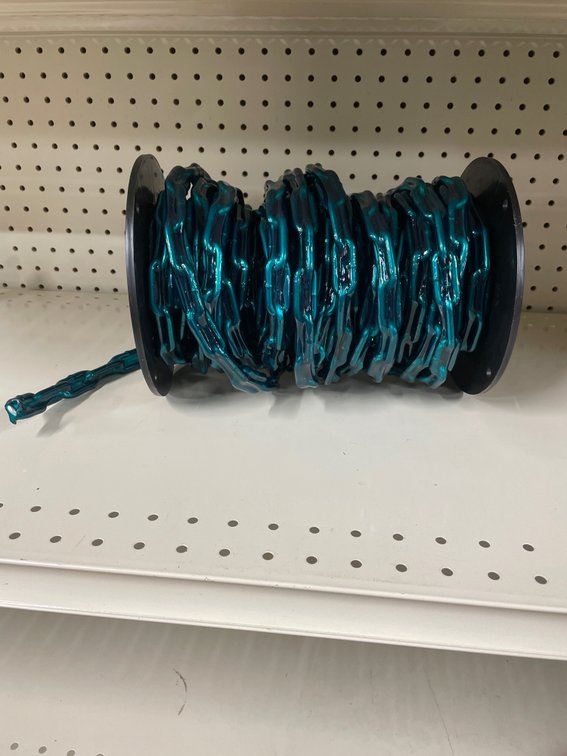Lot of 2/0 with sleeve coil chain