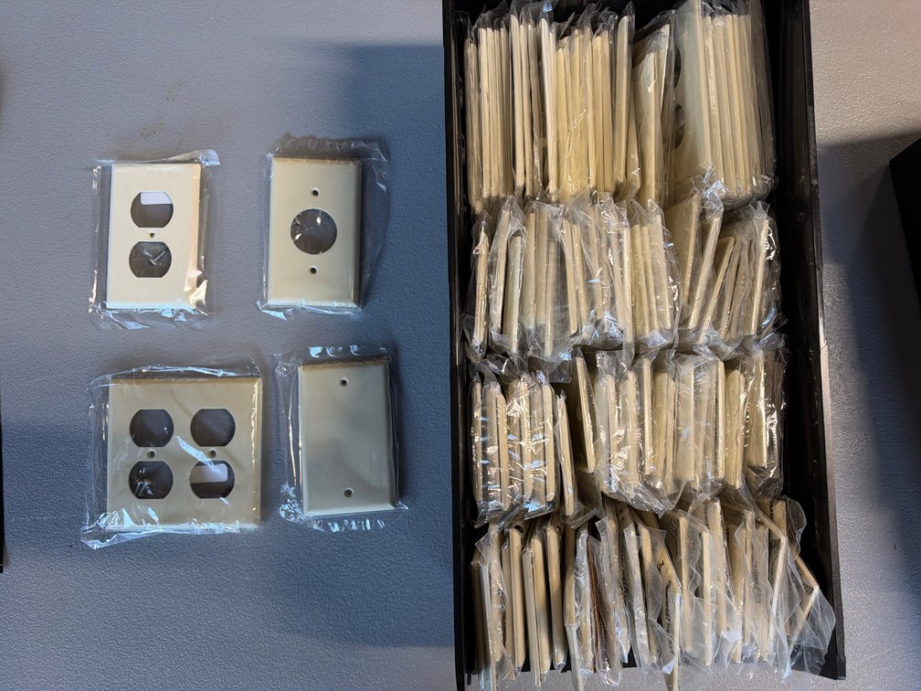 Lot of Assorted Bone Wall Plates
