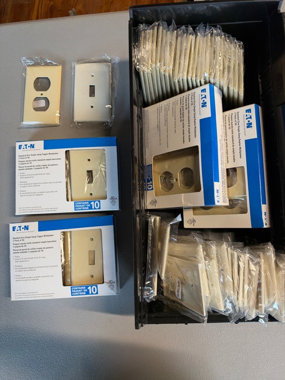 Lot of Assorted Bone and Ivory Wall Plates