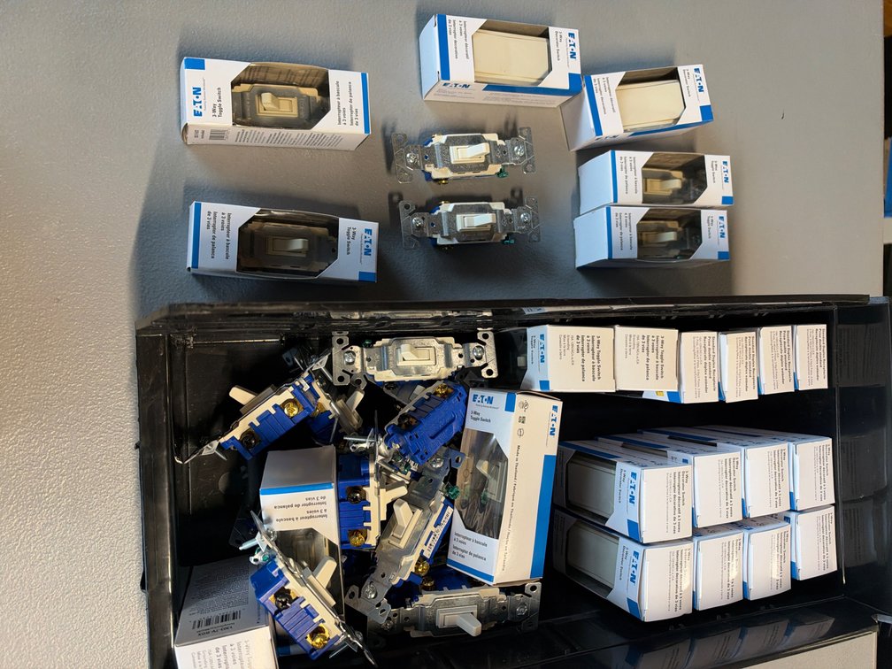 Lot of Ivory and Bone Switches