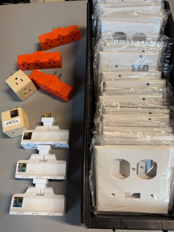Lot of Wallplates and Taps