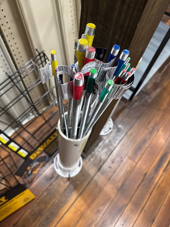 Large lot of steel thread rods - 36” length