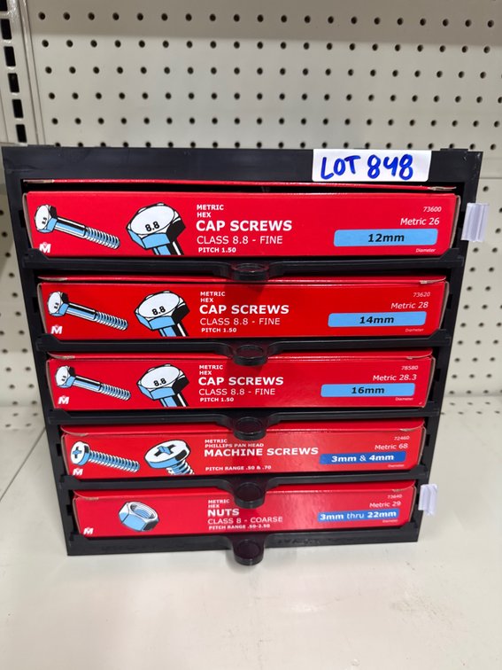Lot of metric cap screws