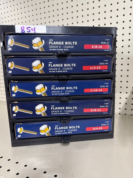 Lot of flange bolts