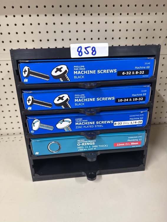 Lot of machine screws and o-rings