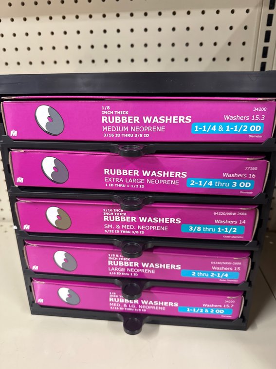 Lot of Rubber Washers