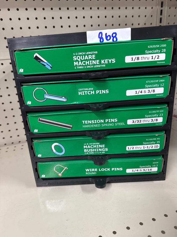 Lot of keys, pins, bushings