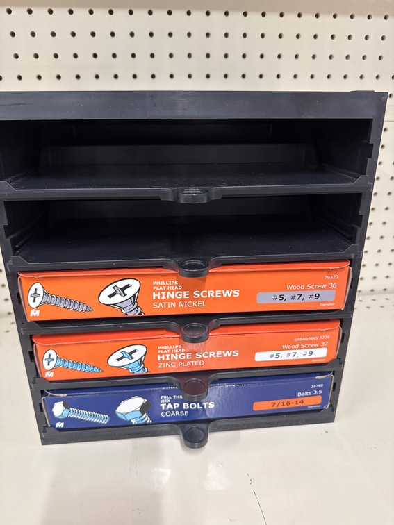Lot of hinge screws and tap bolts
