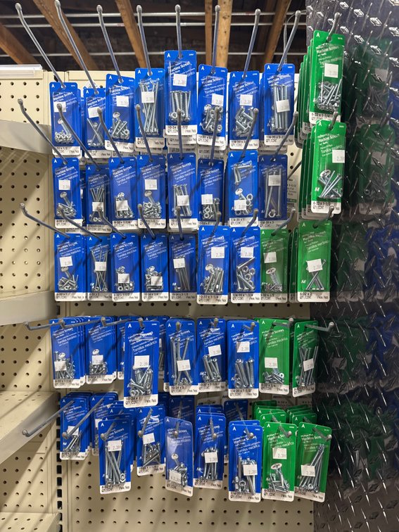 Lot of machine screws as pictured