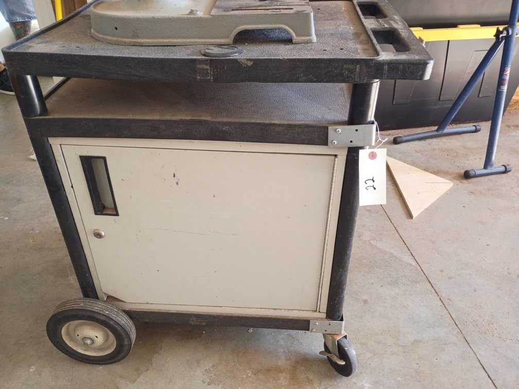 Rolling shop cart