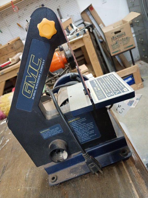 GMC (Global Machinery Company) 1/3 HP Belt and Disc Sander (Model BD18OUL or BD1500)