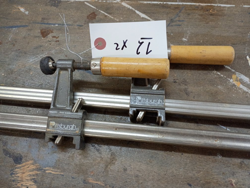 2 38-in Pittsburgh f clamps