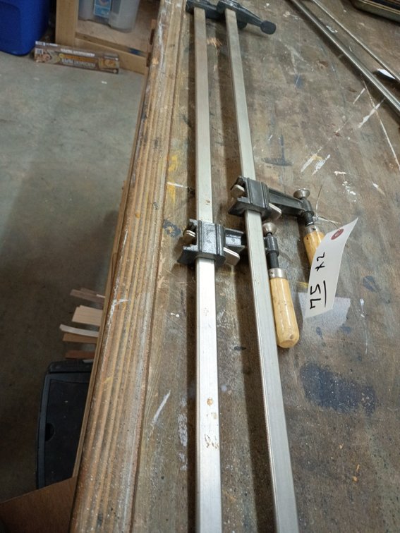 2 32-in Pittsburgh f-clamps