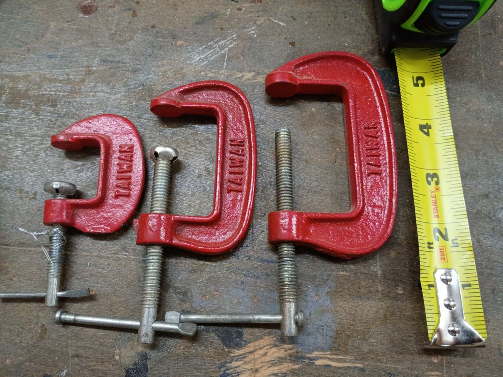3 c clamps