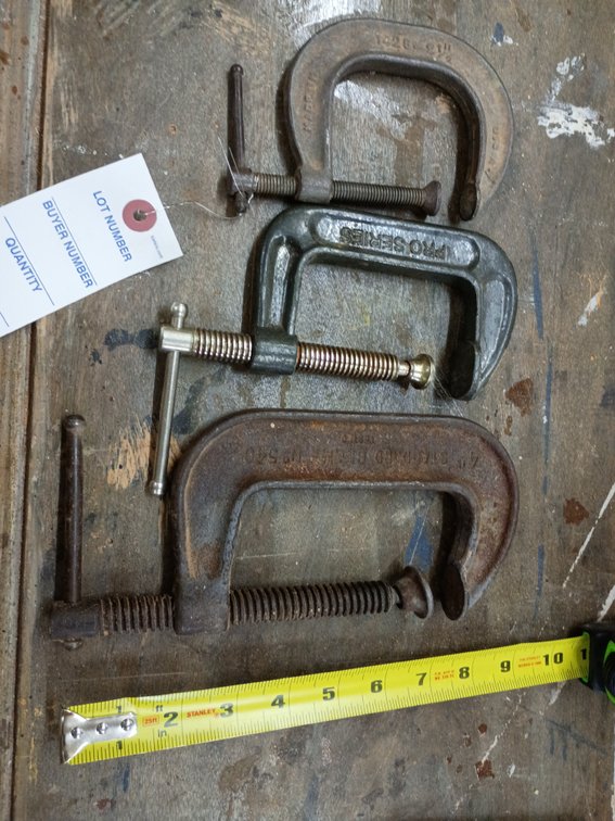 3 c clamps