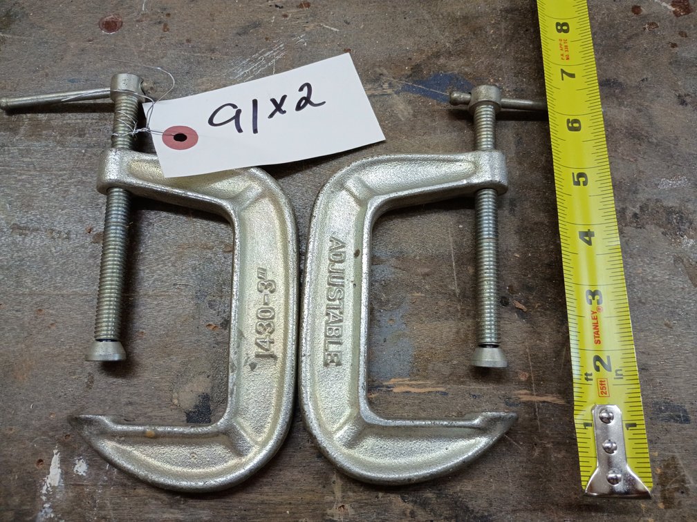2 c clamps
