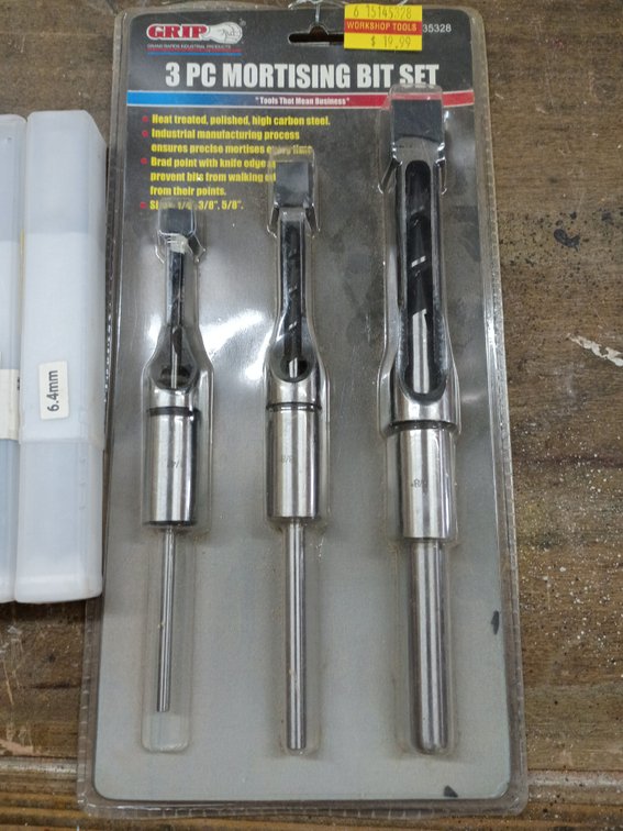 Mortising Bit Set