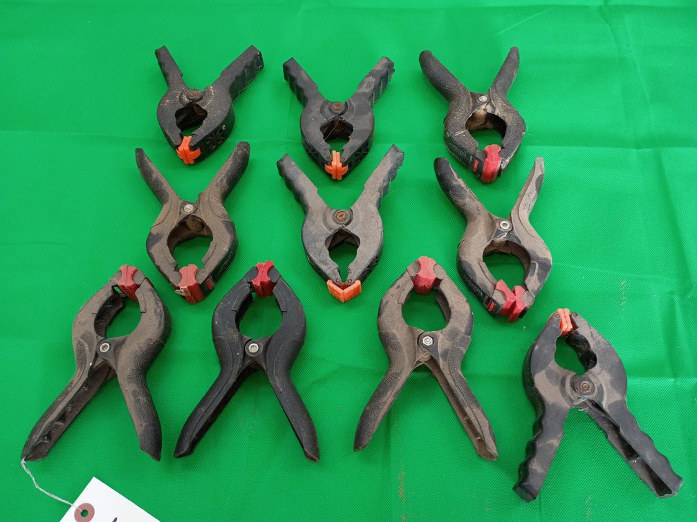 Set of 10 clamps