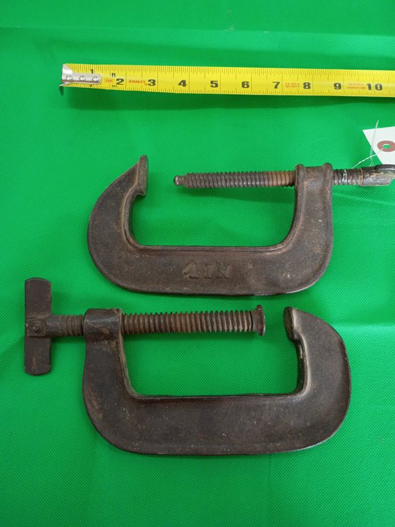 2 4-in c clamps