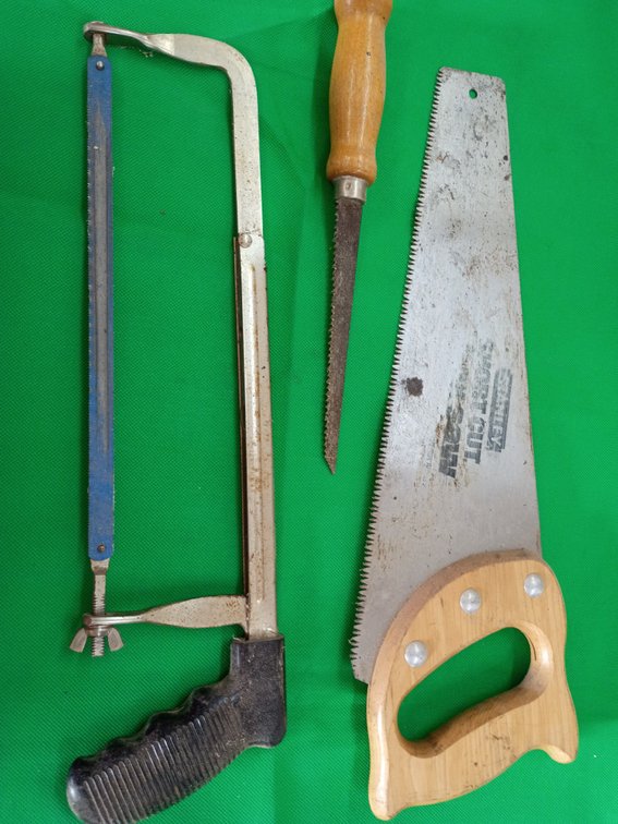 Three saws one Stanley